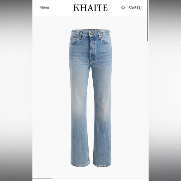 KHAITE Danielle stretch Jean in Bryce - Picture 1 of 7